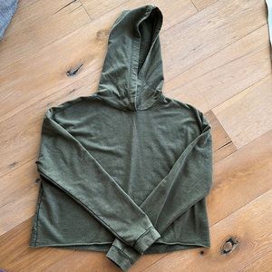 Zella cropped hoodie sweatshirt
